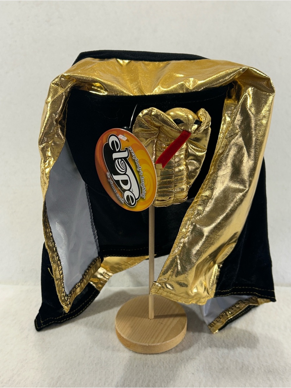 Elope King Tut Egyptian Pharaoh Gold Black Cobra Costume Headpiece